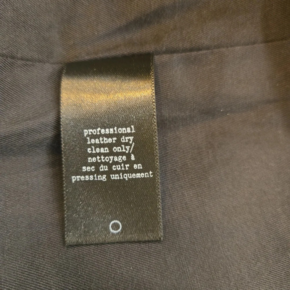 Rag & Bone Eggplant Pacific Quilted Silk & Leather Full Zip Jacket Size Medium - Picture 13 of 13